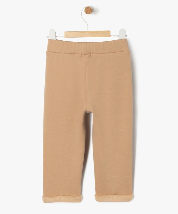 Pantalon en maille chaude et douce bébé fille vue3 - GEMO(BEBE DEBT) - GEMO