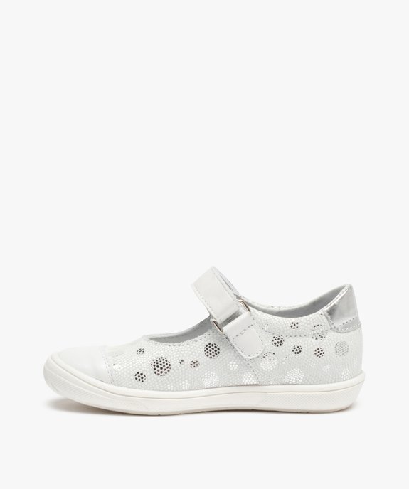 Babies fille à scratch dessus cuir à pois brillants – NA! vue3 - NA! - GEMO