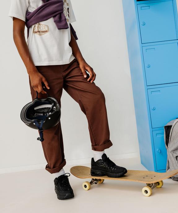 Pantalon loose multi-poches avec taille ajustable garçon vue5 - GEMO (JUNIOR) - GEMO