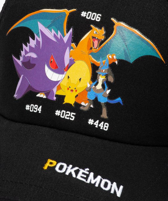 Casquette garçon imprimée - Pokémon vue2 - POKEMON - GEMO