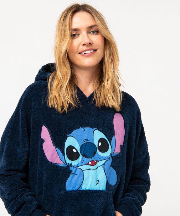 Chemise de nuit XXL à capuche motif Stitch femme - Disney vue3 - LILO & STITCH - GEMO