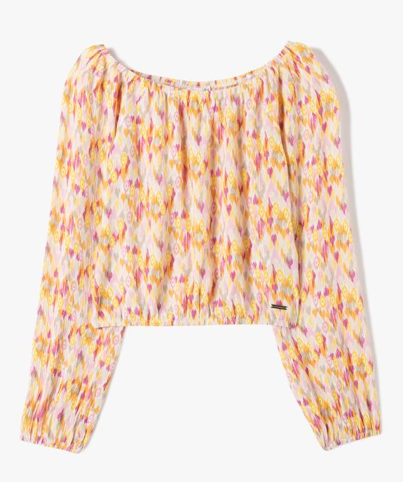 Blouse fille imprimée à manches longues - LuluCastagnette vue1 - LULUCASTAGNETTE - GEMO