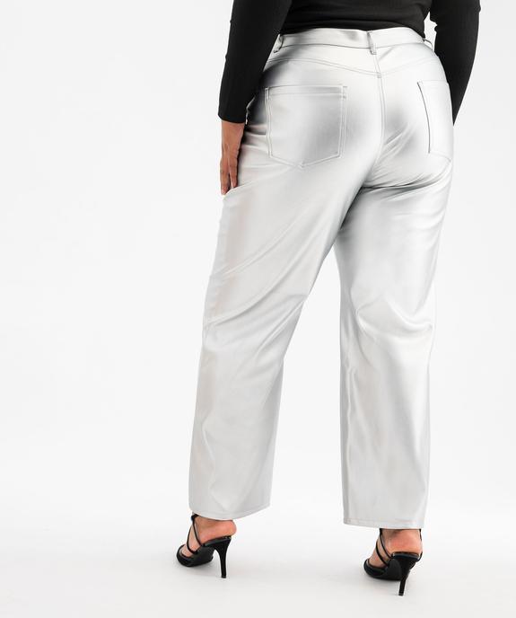 Pantalon large brillant femme grande taille vue5 - GEMO (G TAILLE) - GEMO