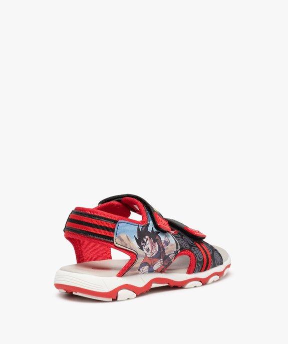Sandales garçon imprimées à scratchs – Dragon Ball Z vue4 - DRAGON BALL Z - GEMO