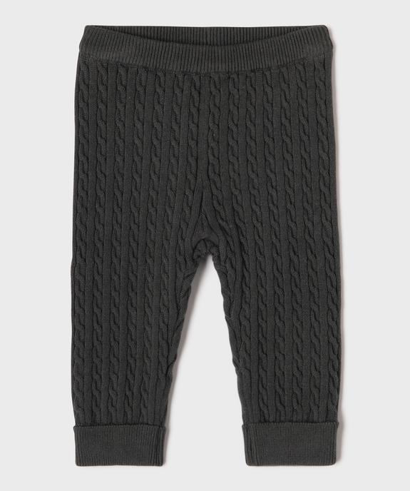 Pantalon en maille torsadée bébé (lot de 2) vue3 - GEMO(BB COUCHE) - GEMO