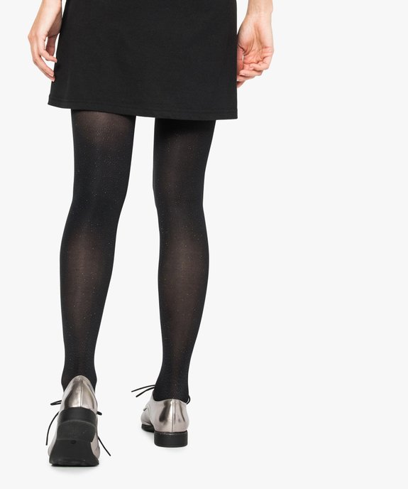 Collant opaque avec paillettes vue3 - GEMO(HOMWR FEM) - GEMO