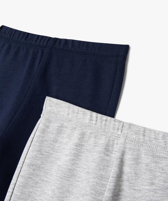 Legging en maille à taille élastiquée (lot de 2) bébé garçon  vue2 - GEMO(BEBE DEBT) - GEMO