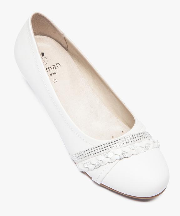 Ballerines avec brides fantaisie et talon compensé vue5 - GEMO(URBAIN) - GEMO