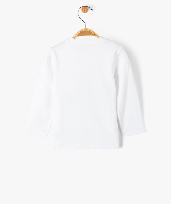 Ensemble 2 pièces : chemise en jean + tee-shirt manches longues bébé garçon vue4 - GEMO 4G BEBE - GEMO