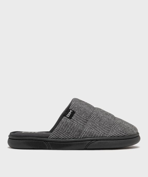 Chaussons mules à motifs chevrons homme - DIM vue1 - DIM - GEMO
