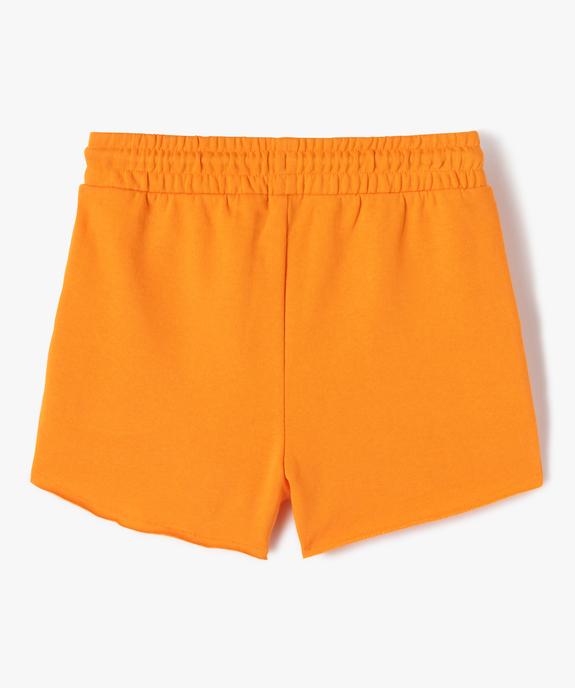 Short fille en maille avec ceinture élastique vue3 - GEMO (JUNIOR) - GEMO
