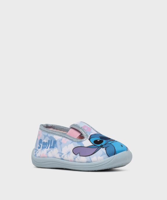 Chaussons pantoufles avec motif Stitch fille - Disney vue2 - LILO & STITCH - GEMO