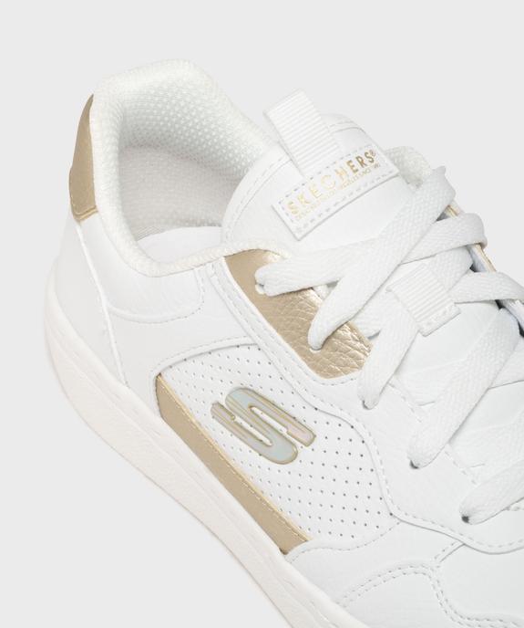 Baskets basses en matière vegan et semelle à mémoire de forme femme - Skechers vue6 - SKECHERS - GEMO