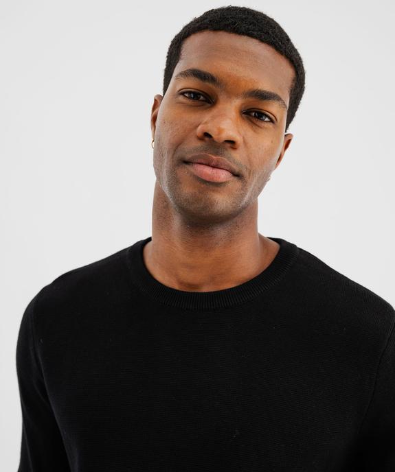 Pull en coton à col rond homme vue2 - GEMO (HOMME) - GEMO