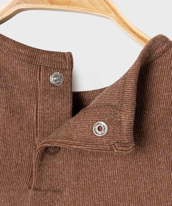 Tee-shirt chaud à manches longues bébé garçon vue3 - GEMO(BEBE DEBT) - GEMO