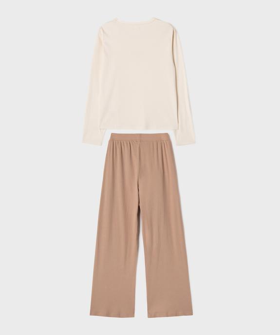 Pyjama 2 pièces fille vue3 - GEMO 4G FILLE - GEMO