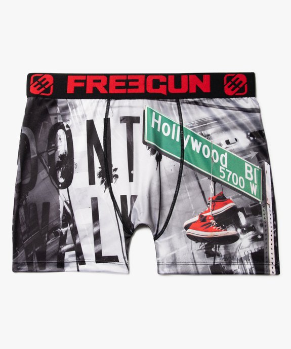 Boxer homme microfibre imprimé Hollywood - Freegun vue1 - FREEGUN - GEMO