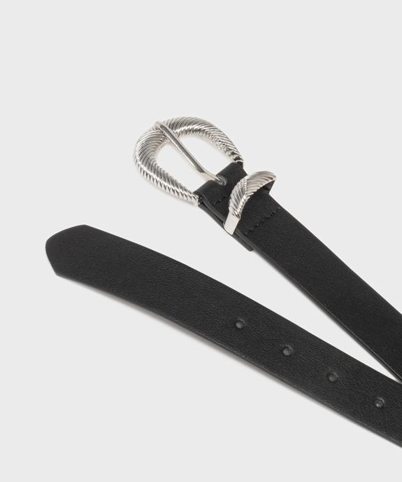 Ceinture à boucle en métal ciselé femme vue2 - GEMO (ACCESS) - GEMO