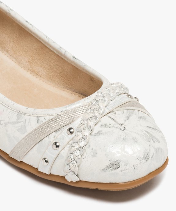 Ballerines femme à talon plat et dessus fantaisie vue6 - GEMO(URBAIN) - GEMO