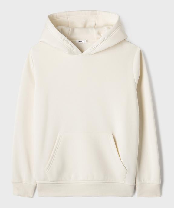 Sweat molletonné à capuche garçon vue1 - GEMO (JUNIOR) - GEMO