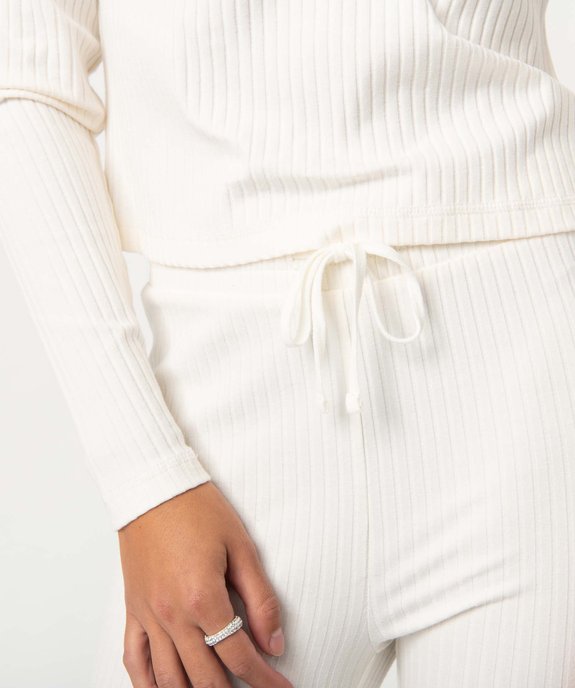 Legging femme en maille à grosses côtes vue6 - GEMO(FEMME PAP) - GEMO