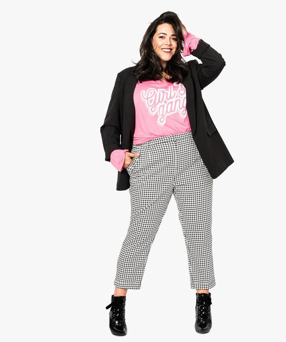 Veste de tailleur femme porté ouvert - Gémo x Lalaa Misaki vue5 - GEMO (G TAILLE) - GEMO