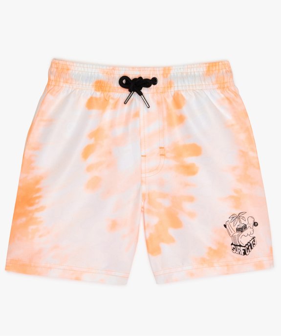 Short de bain garçon effet tie-and-dye vue1 - GEMO (ENFANT) - GEMO