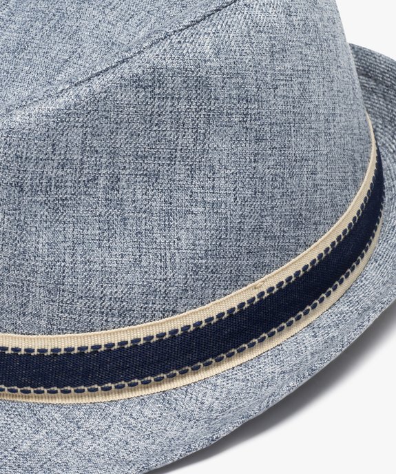 Chapeau bébé garçon forme trilby en denim vue2 - GEMO (ACCESS) - GEMO
