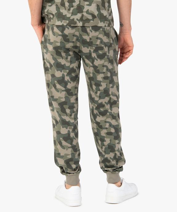 Pantalon de jogging homme avec inscription – Camps United vue3 - CAMPS UNITED - GEMO