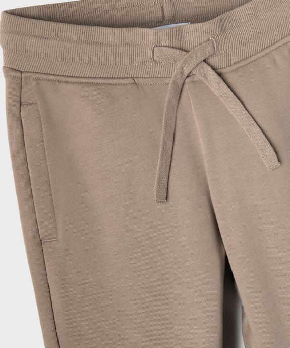 Pantalon de jogging molletonné avec ceinture ajustable garçon vue2 - GEMO 4G GARCON - GEMO