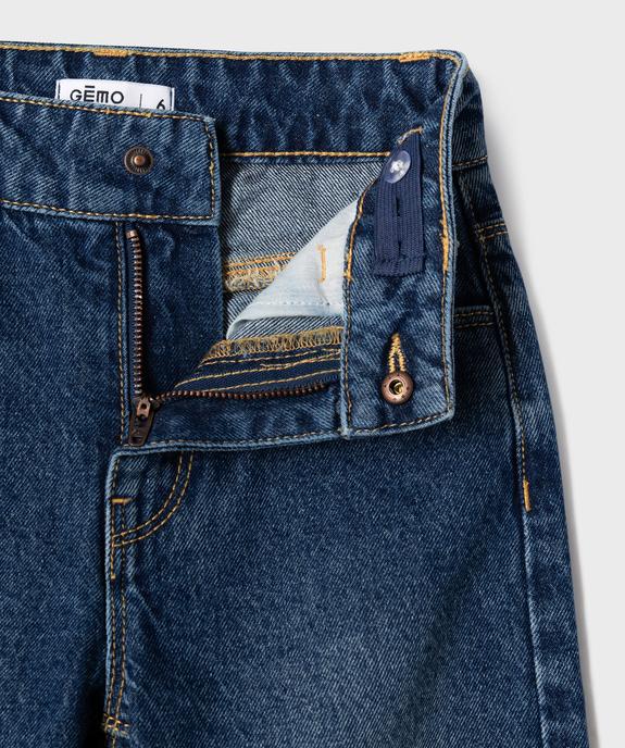 Jean Straight taille ajustable fille vue3 - GEMO 4G FILLE - GEMO