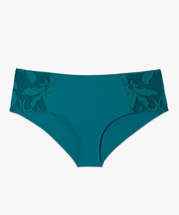 Shorty microfibre avec détails en dentelle femme grande taille vue4 - GEMO(HOMWR FEM) - GEMO