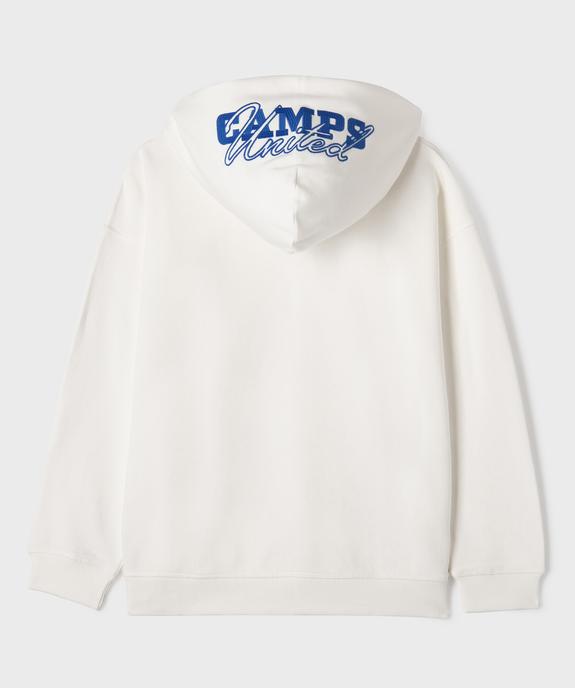 Sweat à capuche à poche kangourou garçon - Camps United vue5 - CAMPS - GEMO