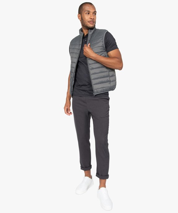 Doudoune homme sans manches avec col montant vue5 - GEMO 4G HOMME - GEMO