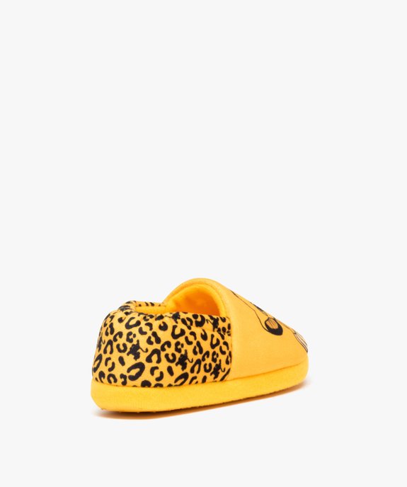 Chaussons garçon en jersey imprimé Simba - Roi Lion vue4 - ROI LION - GEMO