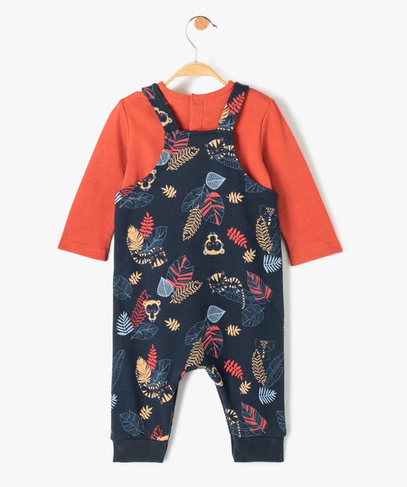 Ensemble bébé garçon 2 pièces : salopette + tee-shirt - Petit Béguin vue4 - PETIT BEGUIN - GEMO