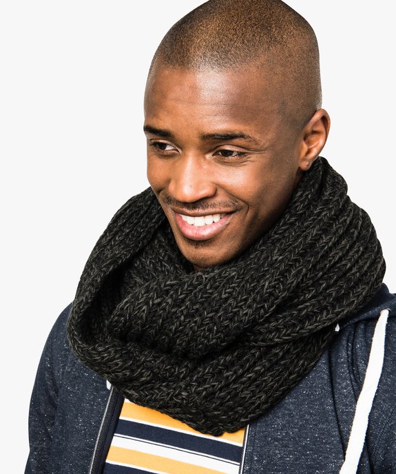 Echarpe snood en grosse maille pour homme vue1 - GEMO (ACCESS) - GEMO