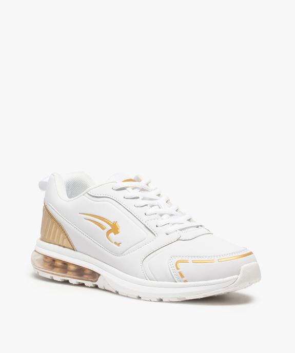 Baskets homme bicolores semelle à bulle d’air – Airness vue2 - AIRNESS - GEMO