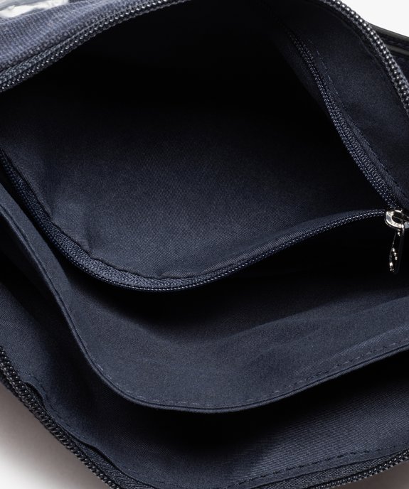 Sac bandoulière femme bimatière à détails brillants vue3 - GEMO (ACCESS) - GEMO