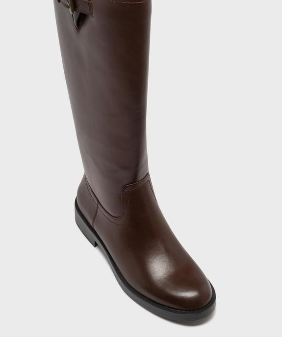 Bottes cavalières à petite boucle décorative femme - Follow Me vue6 - FOLLOW ME - GEMO