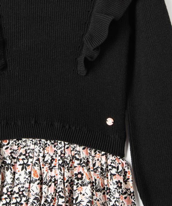 Robe fille effet 2-en-1 brillant - LuluCastagnette vue3 - LULUCASTAGNETTE - GEMO