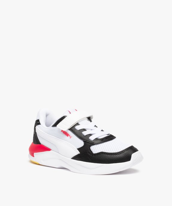 Baskets garçon à lacets élastiques et scratch – Puma X-Ray vue2 - PUMA - GEMO