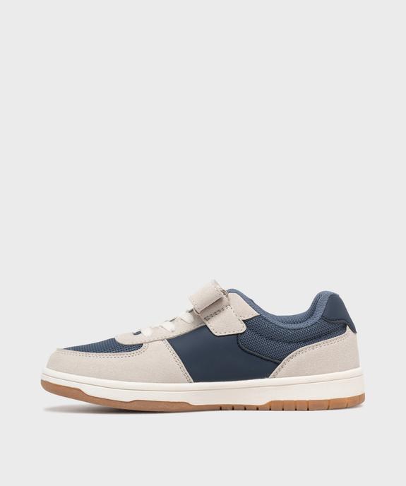 Baskets à scratch multi-matières garçon - 5 Miles vue3 - 5 MILES - GEMO