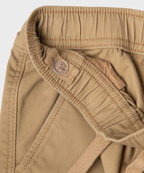 Bermuda cargo taille ajustable garçon vue2 - GEMO (ENFANT) - GEMO