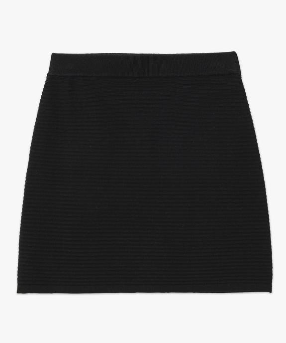 Jupe en maille côtelée femme vue4 - GEMO(FEMME PAP) - GEMO