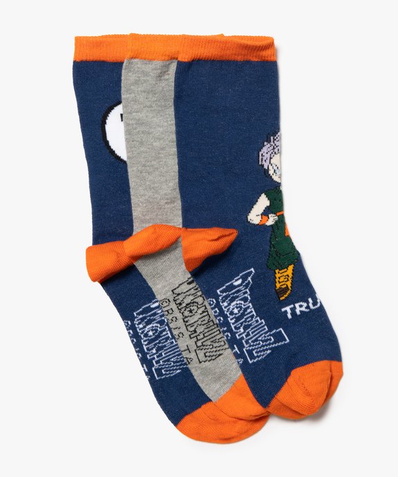 Chaussettes garçon à motifs (lot de 3) – Dragon Ball Z vue1 - DRAGON BALL Z - GEMO