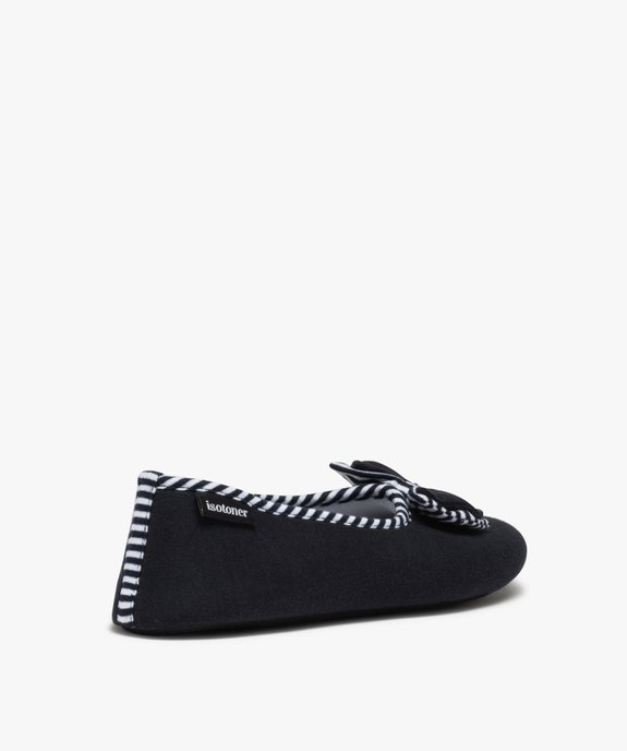 Chaussons femme ballerines souples en jersey - Isotoner vue4 - ISOTONER - GEMO