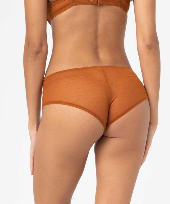 Shorty en dentelle et tulle femme (lot de 2) vue2 - GEMO(HOMWR FEM) - GEMO