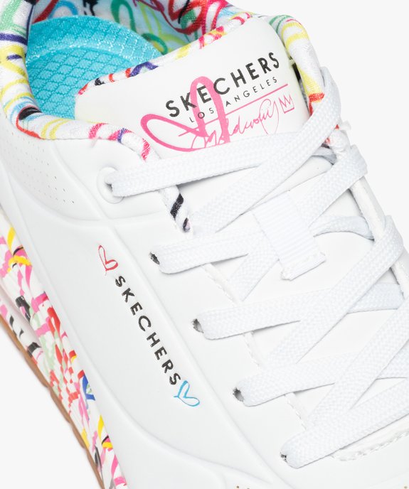 Baskets femme imprimées cœurs à semelle bulle d'air - Skechers X James Goldcrown vue6 - SKECHERS - GEMO