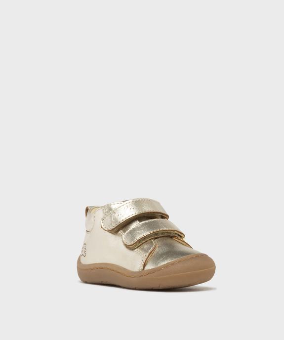 Chaussures premiers pas en cuir bébé fille - LuluCastagnette vue2 - LULUCASTAGNETTE - GEMO